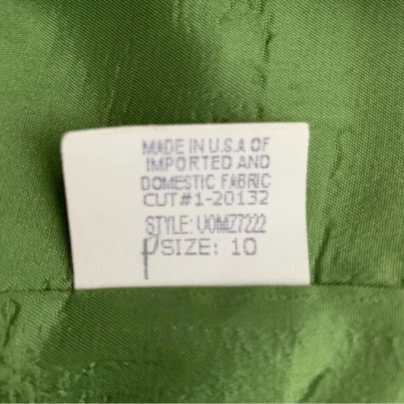 David Meister Olive Green Button Detail Sheath Dress - Picture 13 of 14